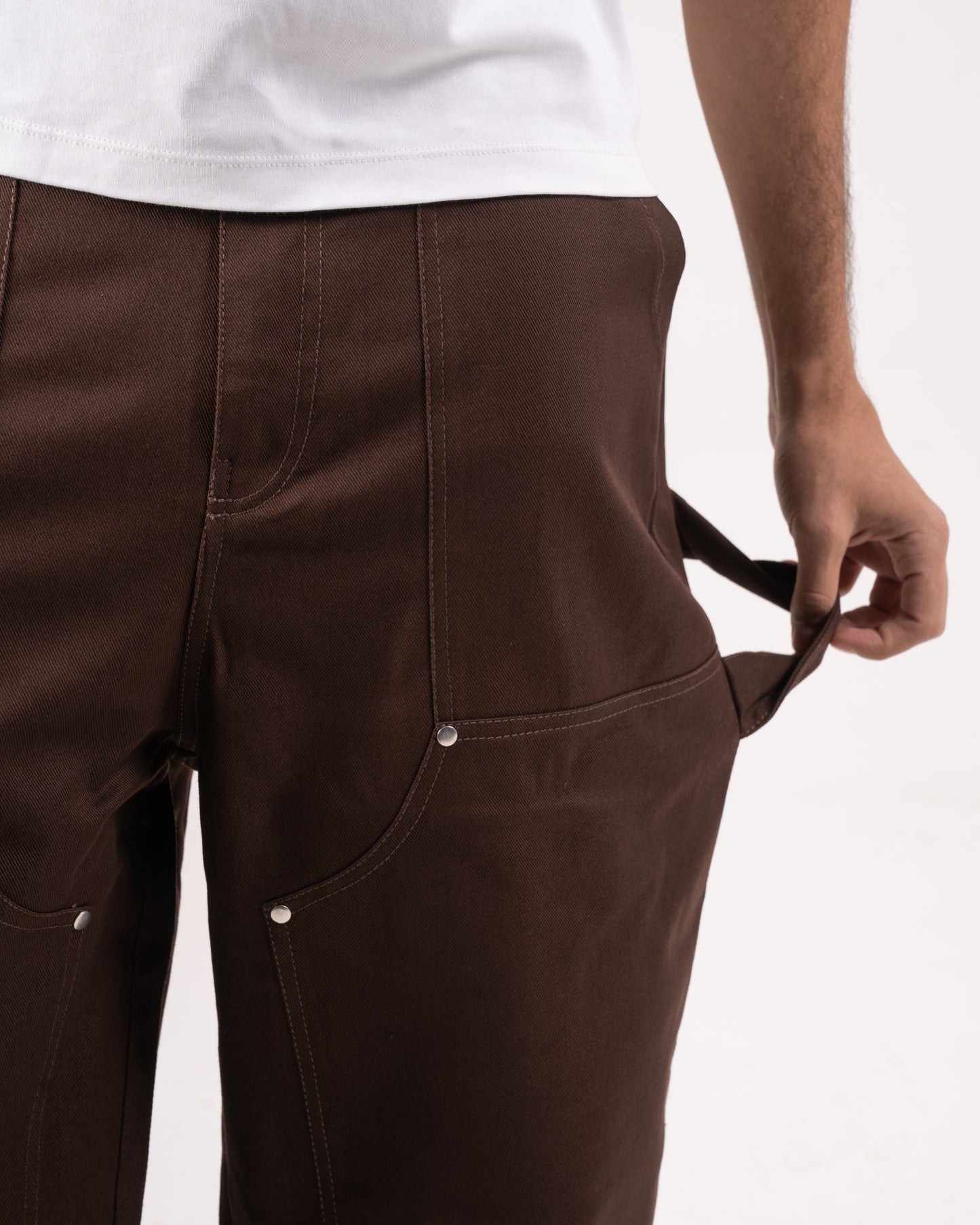 Brown Carpenter cargo pants