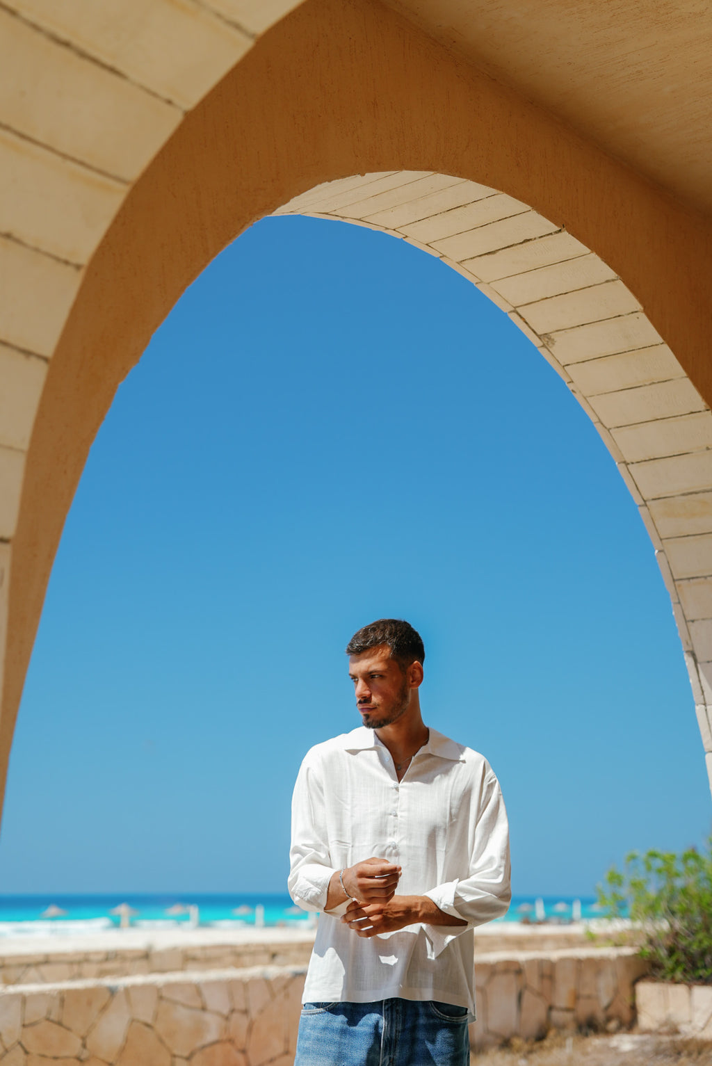 White Linen Shirt