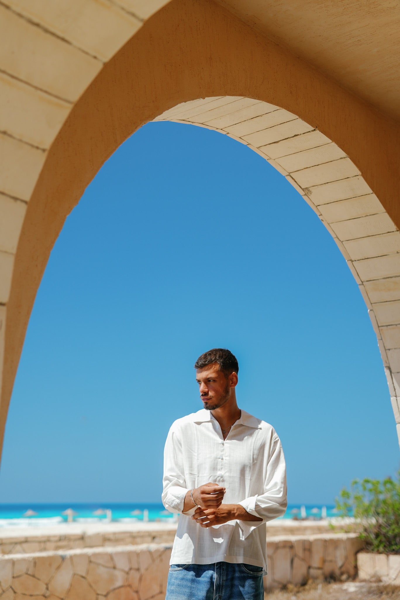 White Linen Shirt
