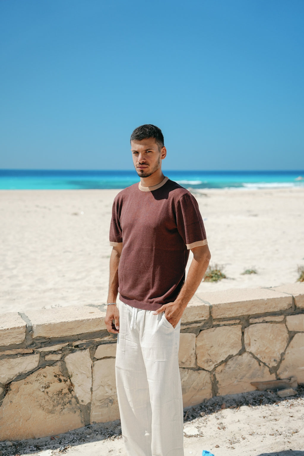 Brown Ranger Knitted Tee