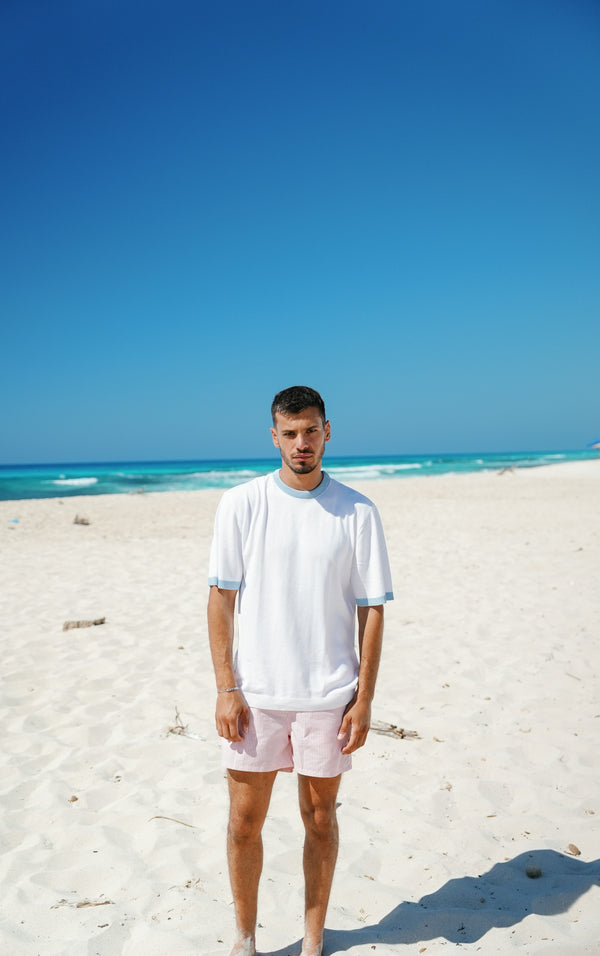 White Ranger Knitted Tee