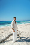 Beige Linin Shirt