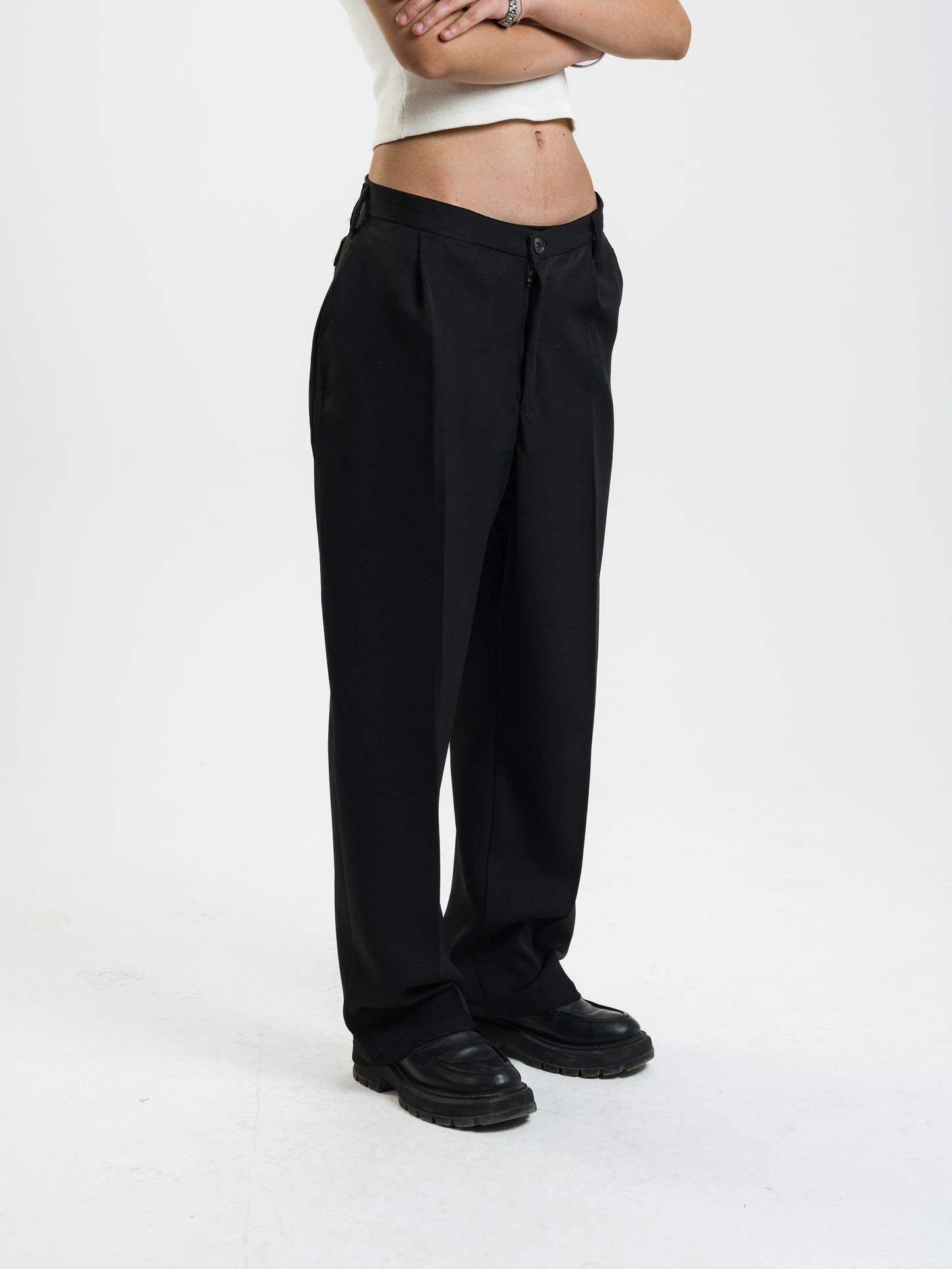 Wide leg Pleated Pants (Her)
